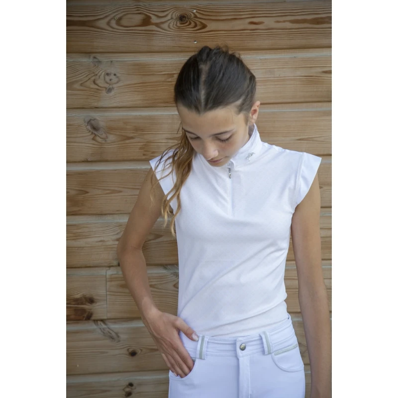 PÉNÉLOPE Polo De Concours Séville Sable - Enfant 3 PÉNÉLOPE Polo De Concours Séville Sable - Enfant – Image 3