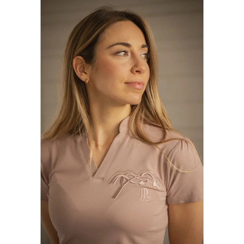 PÉNÉLOPE Polo Josie - Beige Rosé 4 PÉNÉLOPE Polo Josie - Beige Rosé – Image 4