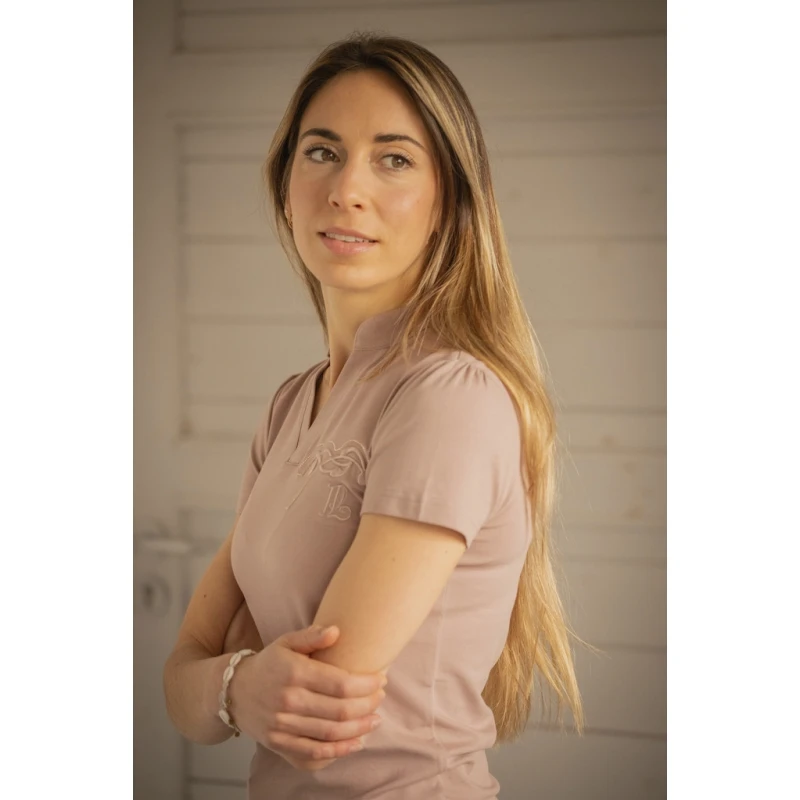 PÉNÉLOPE Polo Josie - Beige Rosé 6 PÉNÉLOPE Polo Josie - Beige Rosé – Image 6