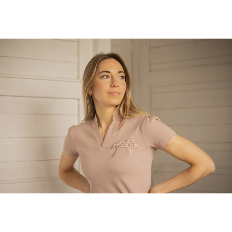 PÉNÉLOPE Polo Josie - Beige Rosé 8 PÉNÉLOPE Polo Josie - Beige Rosé – Image 8
