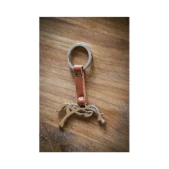 Porte-clefs Tibou - Cognac & Argent