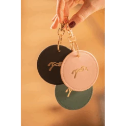 PÉNÉLOPE Porte-clés - Vert Sauge -Caval’Style Boutique porte cles vert sauge 2