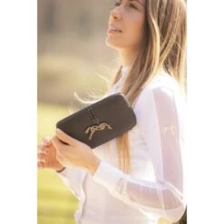 PÉNÉLOPE Portefeuille Vittoria - Noir -Caval’Style Boutique portefeuille vittoria noir 6