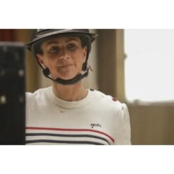 PÉNÉLOPE Pull SAINT JAMES X Pénélope Collections Maëlle - Écru Marine & Rouge -Caval’Style Boutique pull saint james x penelope collections maelle ecru marine rouge 4