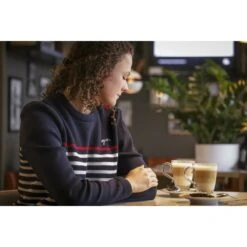 PÉNÉLOPE Pull SAINT JAMES X Pénélope Collections Maëlle - Marine Écru & Rouge -Caval’Style Boutique pull saint james x penelope collections maelle marine ecru rouge 3