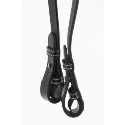 PÉNÉLOPE Rênes Howlett En Cuir - Noir -Caval’Style Boutique renes howlett en cuir noir 7