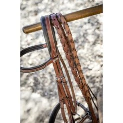 PÉNÉLOPE Rênes Tressées US - Noisette