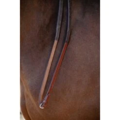 PÉNÉLOPE Rênes US En Caoutchouc - Noisette -Caval’Style Boutique renes us en caoutchouc noisette 2