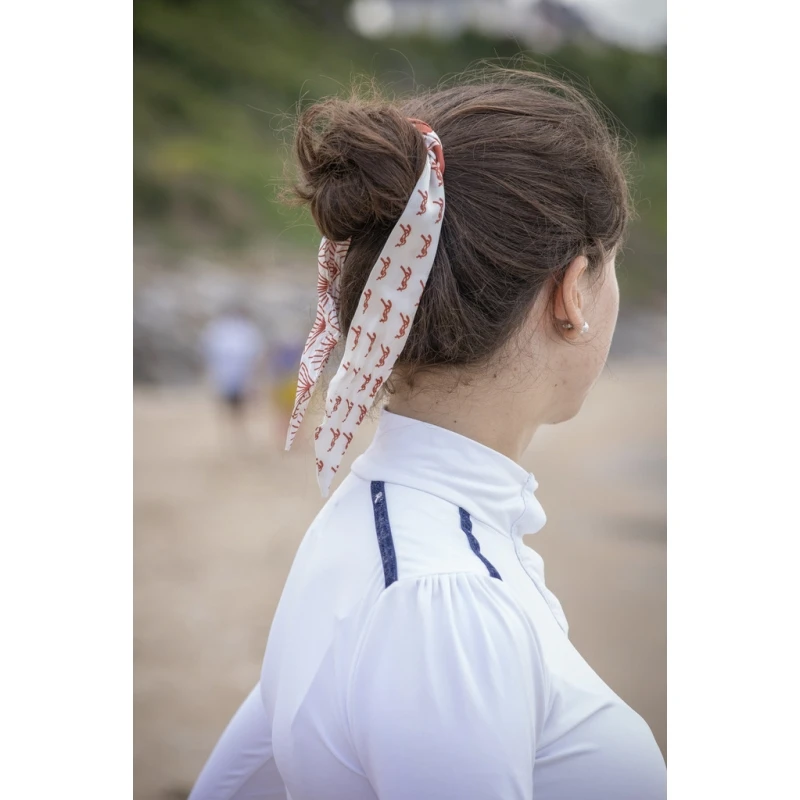 PÉNÉLOPE Ruban Twilly Sofia - Ecru & Rouille 4 PÉNÉLOPE Ruban Twilly Sofia - Ecru & Rouille – Image 4