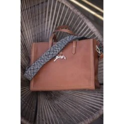 PÉNÉLOPE Sac à Main Romane - Cognac