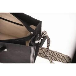 PÉNÉLOPE Sac à Main Romane - Noir -Caval’Style Boutique sac a main romane noir 2