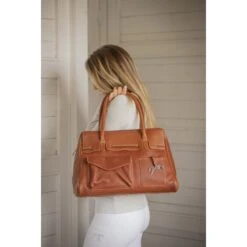 PÉNÉLOPE Sac Maëlys Grand Modèle - Cognac -Caval’Style Boutique sac maelys grand modele cognac 2