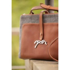 PÉNÉLOPE Sac Pablito Grand Modèle - Chevron & Cognac -Caval’Style Boutique sac pablito grand modele chevron cognac 2