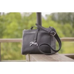 PÉNÉLOPE Sac Pablito Grand Modèle - Chevron & Noir -Caval’Style Boutique sac pablito grand modele chevron noir 2