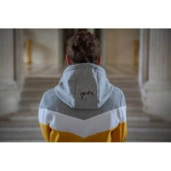 PÉNÉLOPE Sweat Artémis - Jaune & Gris -Caval’Style Boutique sweat artemis jaune gris 1 8