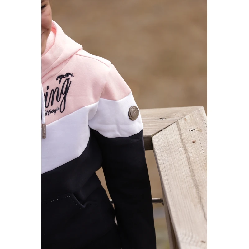 PÉNÉLOPE Sweat Artémis Marine & Rose - Enfant 2 PÉNÉLOPE Sweat Artémis Marine & Rose - Enfant – Image 2