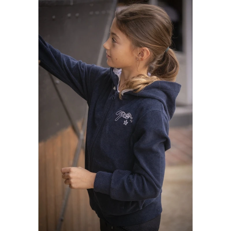 PÉNÉLOPE Sweat Capu Towel Eden By Pénélope Marine - Enfant 2 PÉNÉLOPE Sweat Capu Towel Eden By Pénélope Marine - Enfant – Image 2