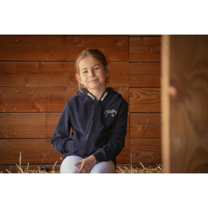 PÉNÉLOPE Sweat Capu Towel Eden By Pénélope Marine - Enfant 9 PÉNÉLOPE Sweat Capu Towel Eden By Pénélope Marine - Enfant – Image 9