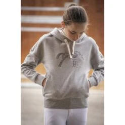 PÉNÉLOPE Sweat Chilly Gris - Enfant -Caval’Style Boutique sweat chilly gris enfant 2