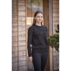 PÉNÉLOPE Sweat Clotilde - Noir -Caval’Style Boutique sweat clotilde noir 3
