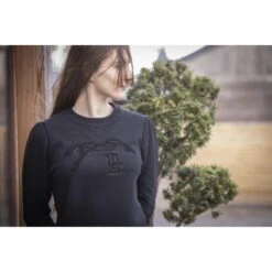 PÉNÉLOPE Sweat Clotilde - Noir -Caval’Style Boutique sweat clotilde noir 6