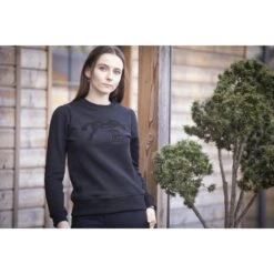 PÉNÉLOPE Sweat Clotilde - Noir -Caval’Style Boutique sweat clotilde noir 7
