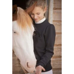 PÉNÉLOPE Sweat Clotilde Noir - Enfant -Caval’Style Boutique sweat clotilde noir enfant 4