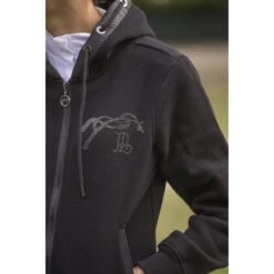 PÉNÉLOPE Sweat Fluore Noir - Enfant -Caval’Style Boutique sweat fluore noir enfant 4