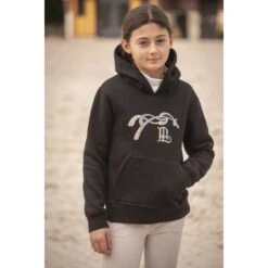 PÉNÉLOPE Sweat Funny Eden By Pénélope Noir - Enfant -Caval’Style Boutique sweat funny eden by penelope noir enfant 2
