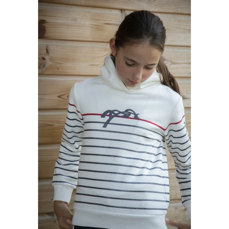 PÉNÉLOPE Sweat Harlem Eden By Pénélope Blanc Cassé - Enfant 5 PÉNÉLOPE Sweat Harlem Eden By Pénélope Blanc Cassé - Enfant – Image 5