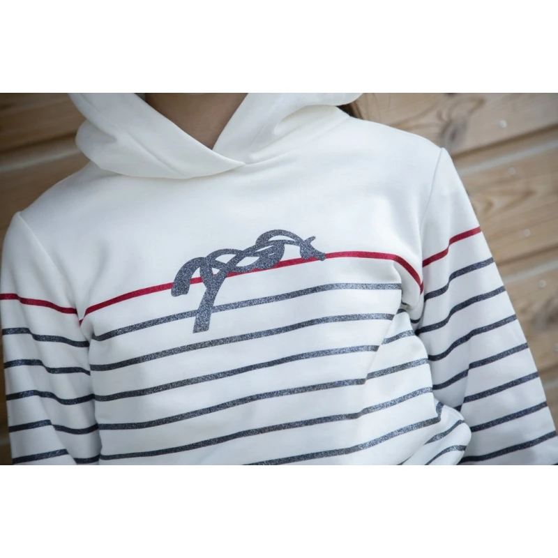 PÉNÉLOPE Sweat Harlem Eden By Pénélope Blanc Cassé - Enfant 7 PÉNÉLOPE Sweat Harlem Eden By Pénélope Blanc Cassé - Enfant – Image 7