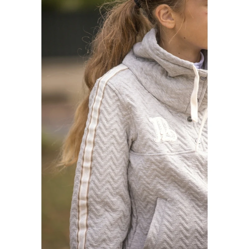 PÉNÉLOPE Sweat Pépita Gris - Enfant 3 PÉNÉLOPE Sweat Pépita Gris - Enfant – Image 3