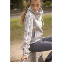 PÉNÉLOPE Sweat Pépita Gris - Enfant 10 PÉNÉLOPE Sweat Pépita Gris - Enfant -Caval’Style Boutique sweat pepita gris enfant 3