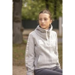 PÉNÉLOPE Sweat Pépita Gris - Enfant 11 PÉNÉLOPE Sweat Pépita Gris - Enfant -Caval’Style Boutique sweat pepita gris enfant 4