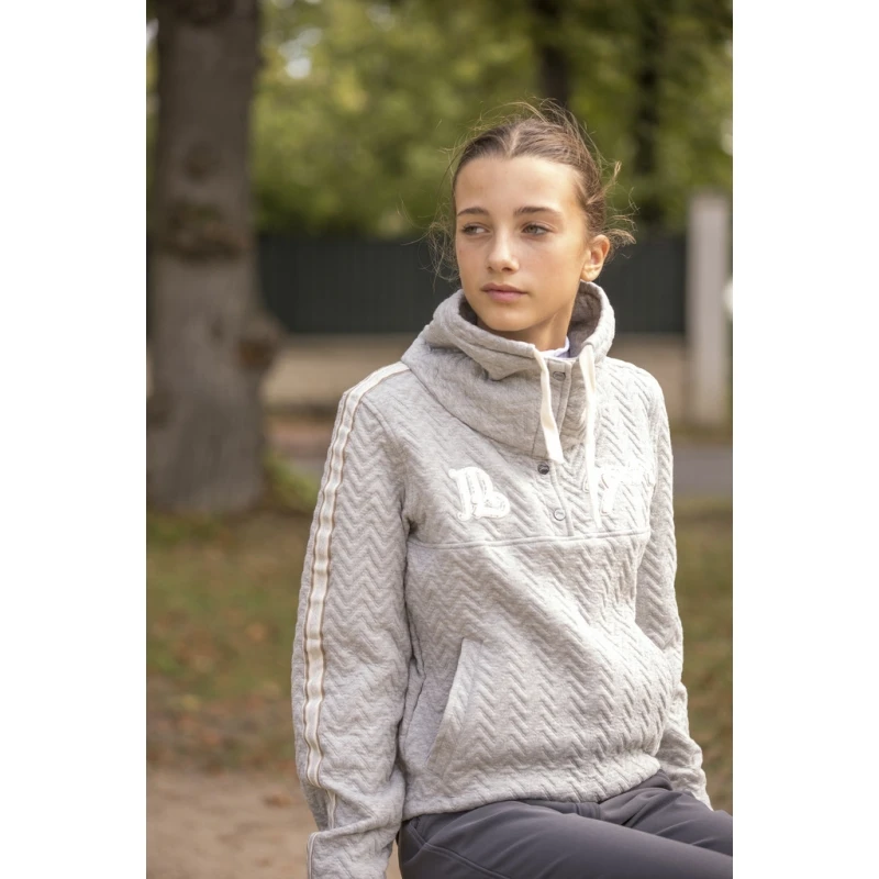 PÉNÉLOPE Sweat Pépita Gris - Enfant 5 PÉNÉLOPE Sweat Pépita Gris - Enfant – Image 5