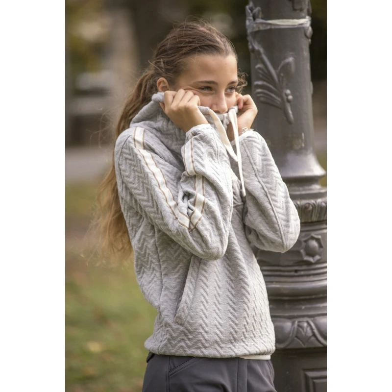 PÉNÉLOPE Sweat Pépita Gris - Enfant 6 PÉNÉLOPE Sweat Pépita Gris - Enfant – Image 6