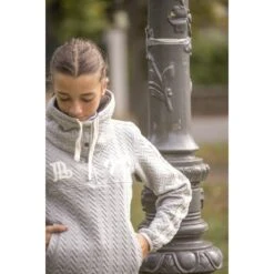 PÉNÉLOPE Sweat Pépita Gris - Enfant 13 PÉNÉLOPE Sweat Pépita Gris - Enfant -Caval’Style Boutique sweat pepita gris enfant 6