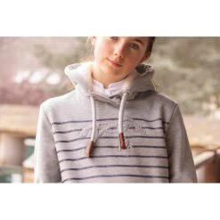 PÉNÉLOPE Sweat SAINT JAMES X Pénélope Collections Océane Gris & Marine - Enfant -Caval’Style Boutique sweat saint james x penelope collections oceane gris marine enfant 4