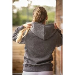 PÉNÉLOPE Sweat Tressy Flock - Gris -Caval’Style Boutique sweat tressy flock gris 4