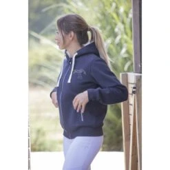 PÉNÉLOPE Sweat Tressy - Marine -Caval’Style Boutique sweat tressy marine 3