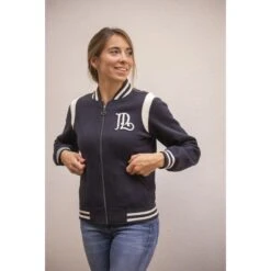 PÉNÉLOPE Sweat University - Marine & Ecru