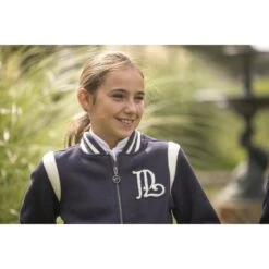 PÉNÉLOPE Sweat University Marine & Ecru - Enfant -Caval’Style Boutique sweat university marine ecru enfant 5