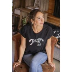 PÉNÉLOPE T-shirt Funky - Noir