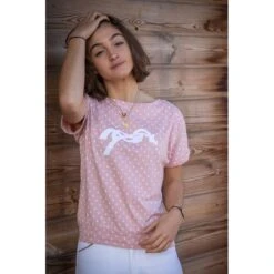 PÉNÉLOPE T-Shirt Poppy - Nude -Caval’Style Boutique t shirt poppy nude 1 2