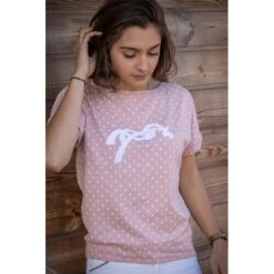 PÉNÉLOPE T-Shirt Poppy - Nude -Caval’Style Boutique t shirt poppy nude 1 3