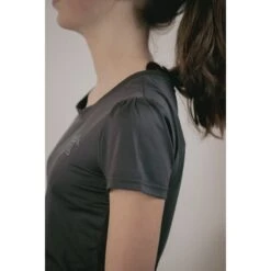 PÉNÉLOPE T-Shirt Techty Gris Foncé - Enfant -Caval’Style Boutique t shirt techty gris fonce enfant 2