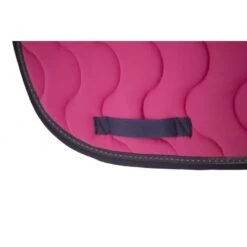PÉNÉLOPE Tapis De Selle Point Sellier Classique - Fuchsia & Marine -Caval’Style Boutique tapis de selle point sellier classique fuchsia marine 2
