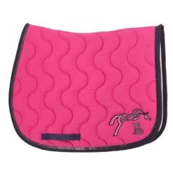 PÉNÉLOPE Tapis De Selle Point Sellier Classique - Fuchsia & Marine