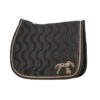 PÉNÉLOPE Tapis De Selle Point Sellier Classique - Noir & Caramel