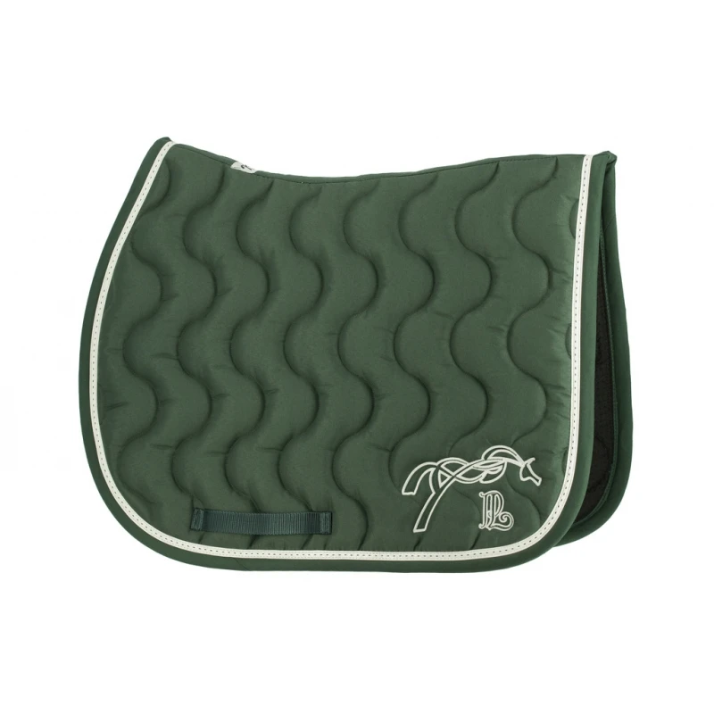 PÉNÉLOPE Tapis De Selle Point Sellier Classique - Vert Foncé & Vert 1 PÉNÉLOPE Tapis De Selle Point Sellier Classique - Vert Foncé & Vert